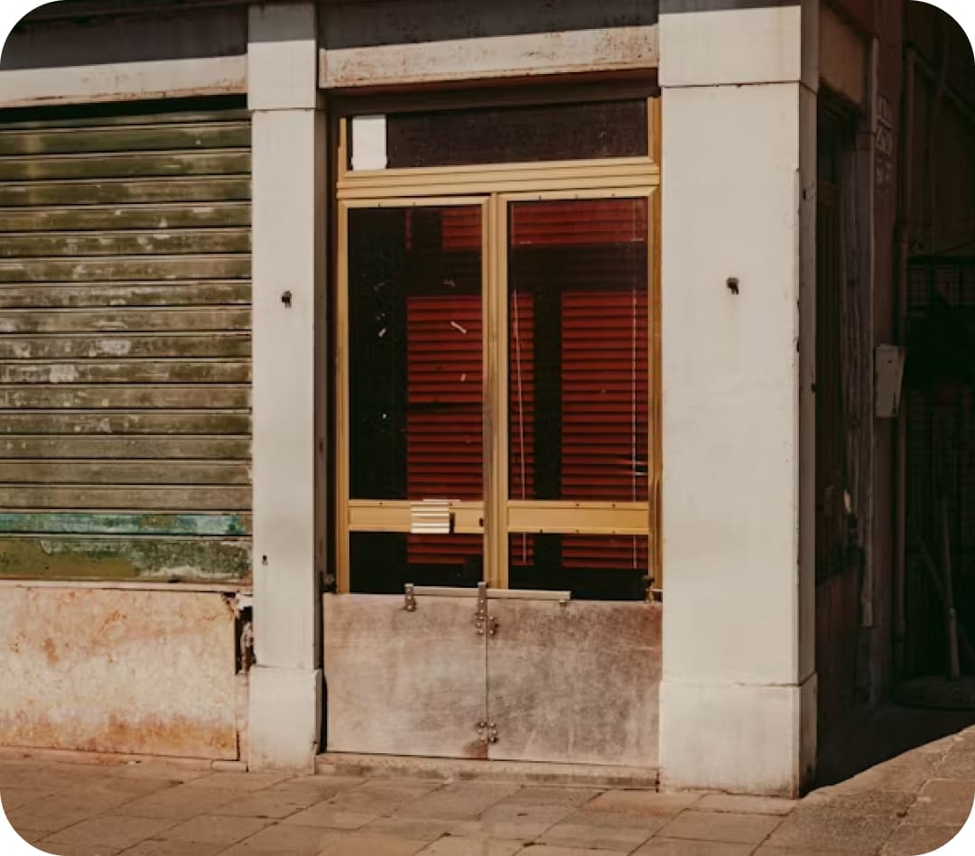 empty storefront